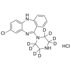 Desmethyl Clozapine-d8 HCl Desmethyl Clozapine-d8 HCl