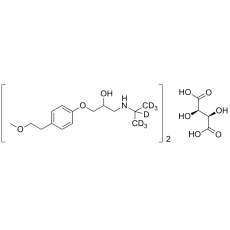 Metoprolol Tartrate Labeled d7 Metoprolol Tartrate Labeled d7