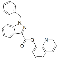 Quinolin-8-yl 1-benzyl-1H-indazole-3-carboxylate 1mg/ml Quinolin-8-yl 1-benzyl-1H-indazole-3-carboxylate 1mg/ml